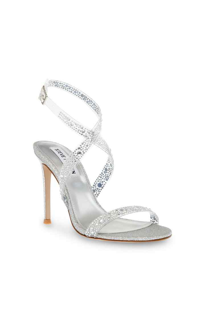 Showdown Silver Heel Sandals
