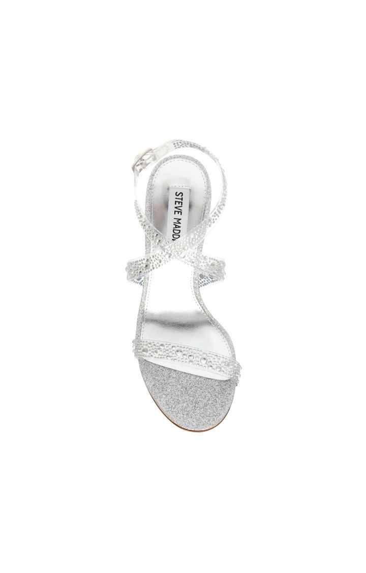 Showdown Silver Heel Sandals