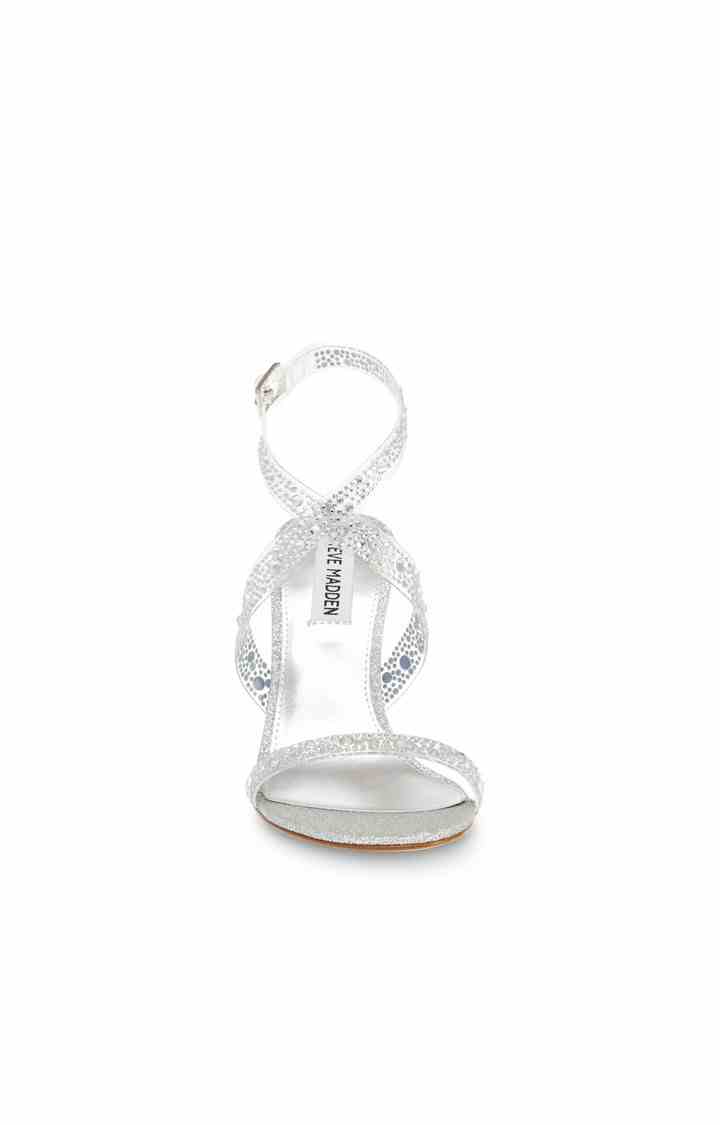 Showdown Silver Heel Sandals