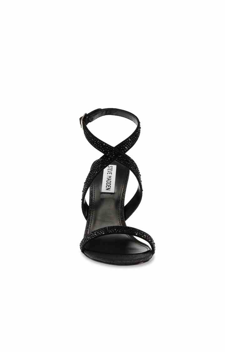 Showdown Black Heel Sandals
