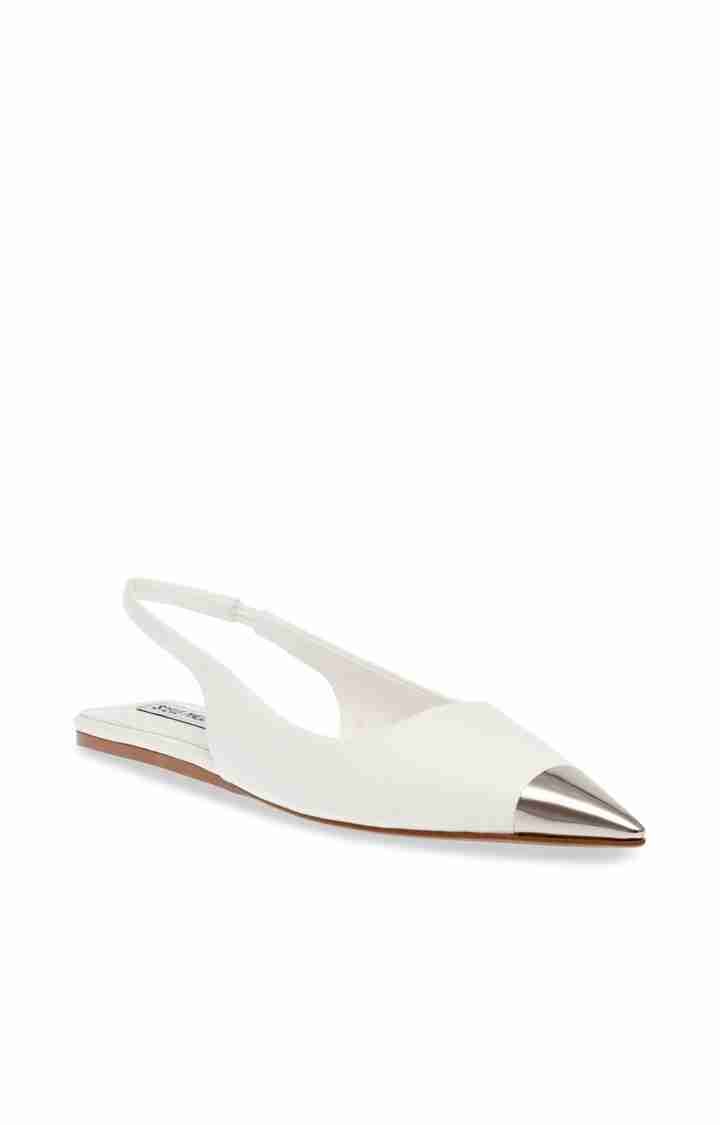 Centric Silver Closed Flats & Ballerinas