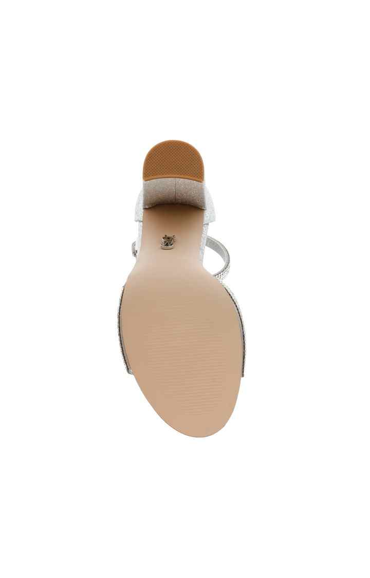 Capsule-R Silver Heel Sandals