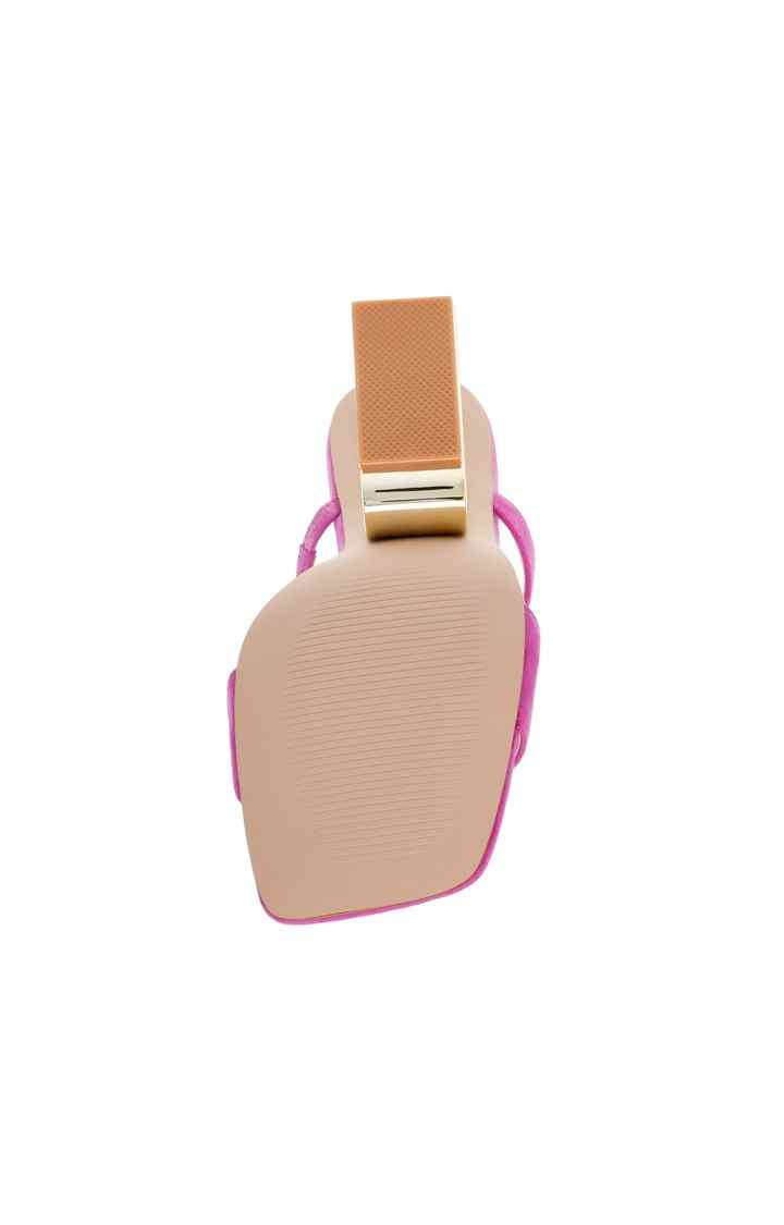 Lotus Magenta Heel Sandals