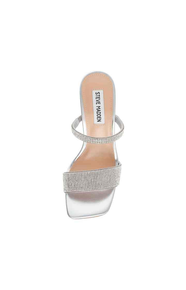 Lotus-R Silver Heel Sandals
