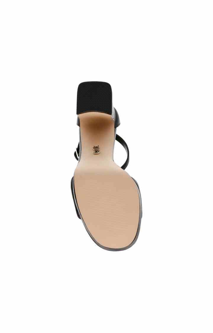 Arianna Black Heel Sandals