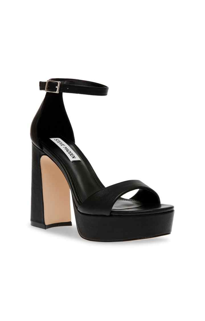 Arianna Black Heel Sandals