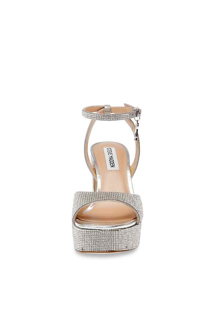 Transpire-R Silver Heel Sandals