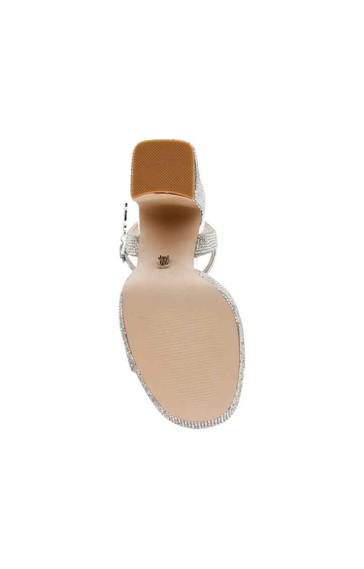 Transpire-R Silver Heel Sandals