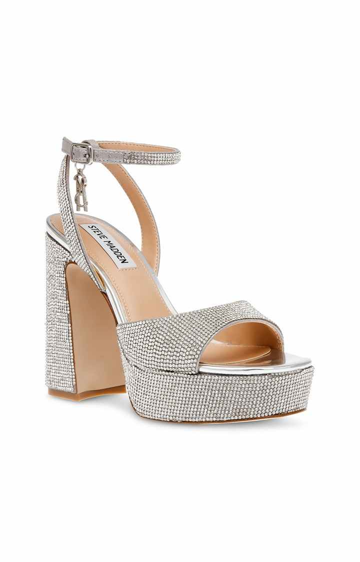 Transpire-R Silver Heel Sandals