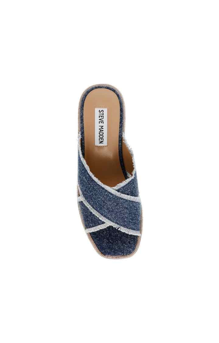 Jelisa Blue Wedges