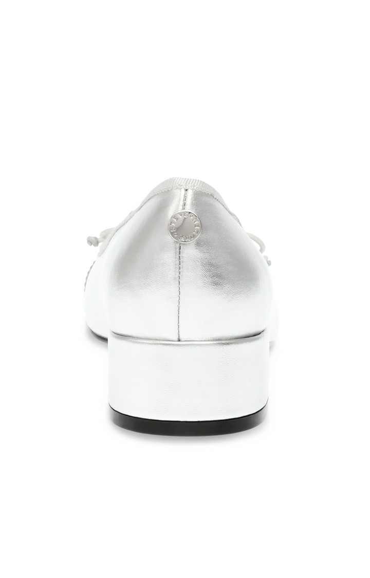 Cherish-R Silver Closed Flats & Ballerinas