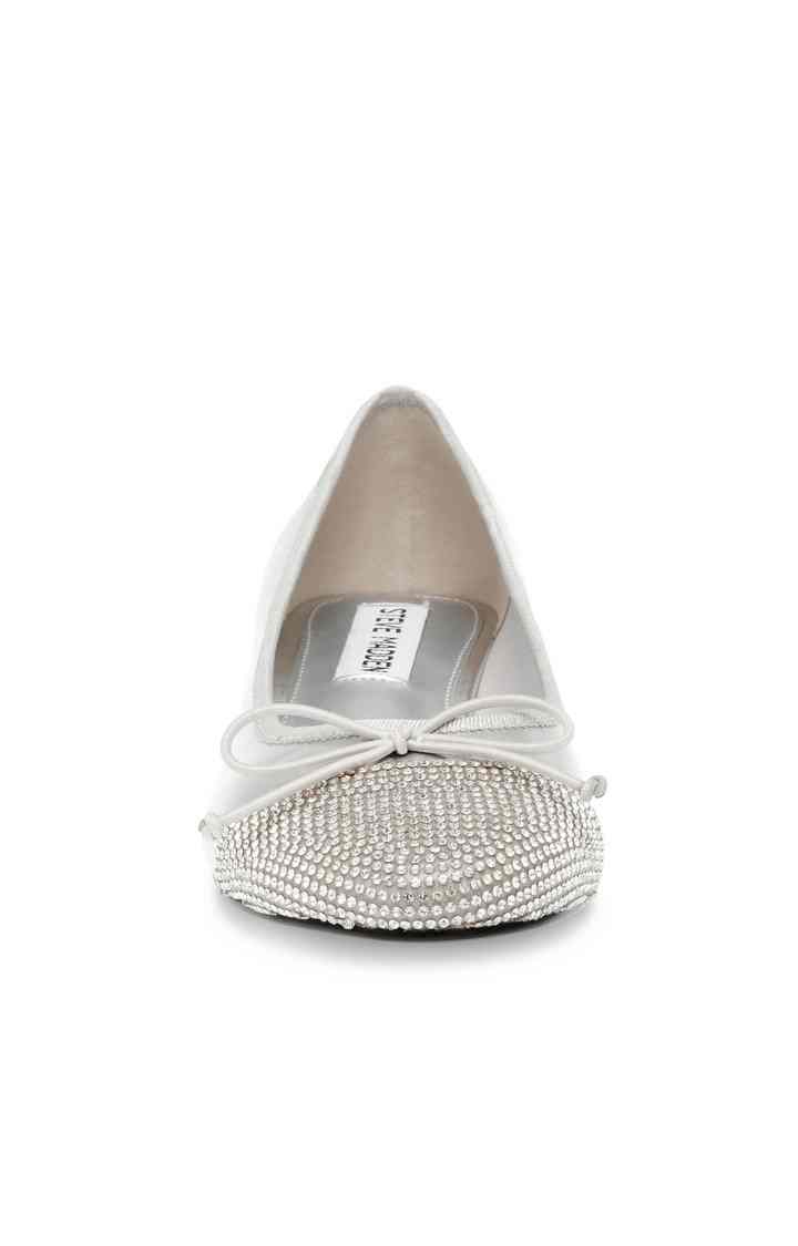 Cherish-R Silver Closed Flats & Ballerinas
