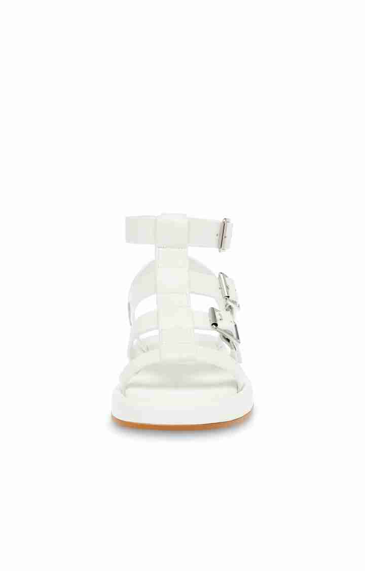 Aviator White Flats