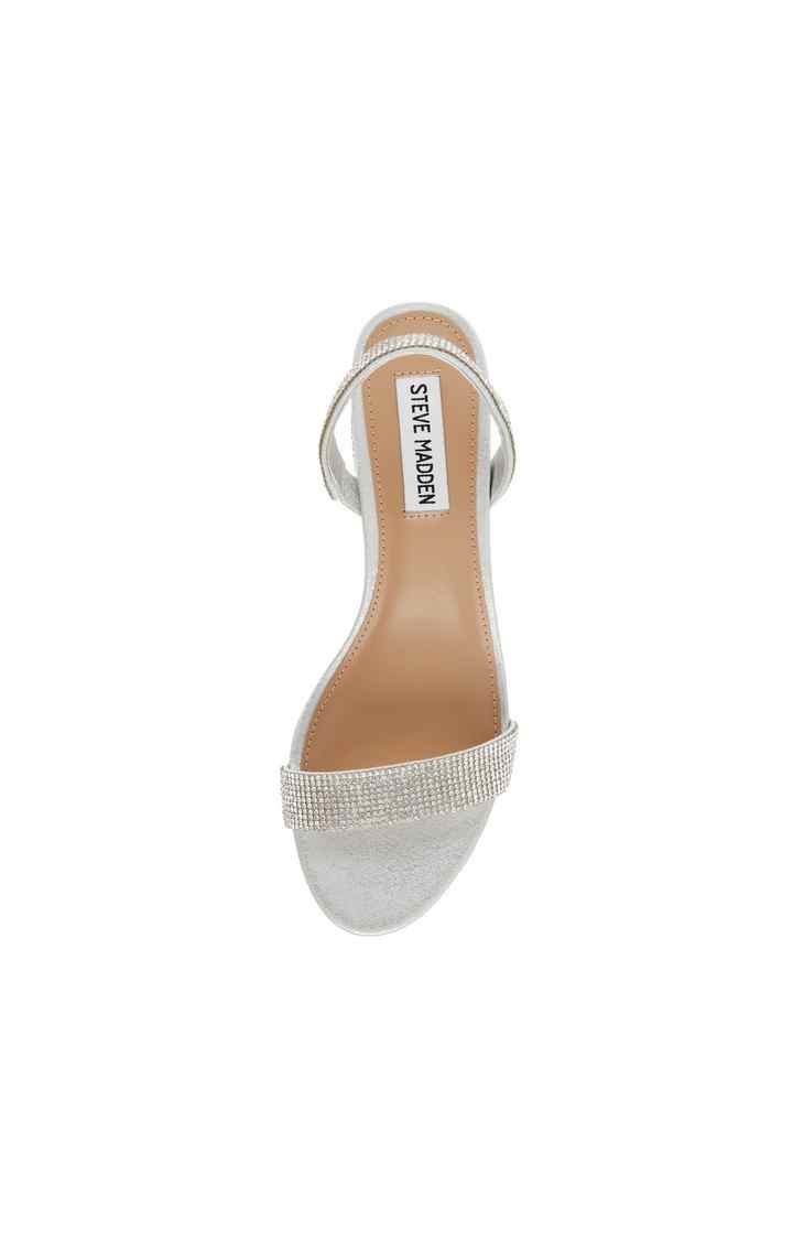 Infused-R Silver Heel Sandals