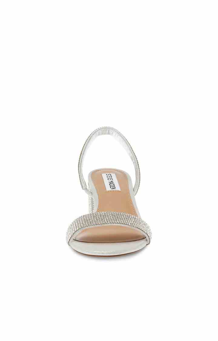 Infused-R Silver Heel Sandals