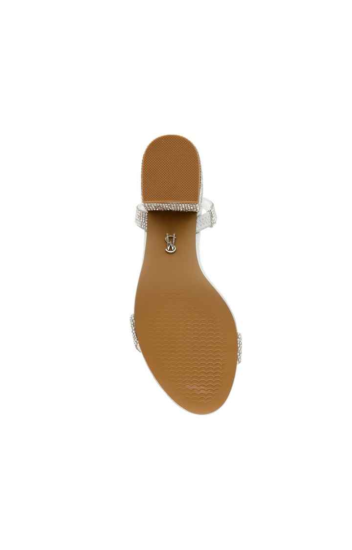 Infused-R Silver Heel Sandals