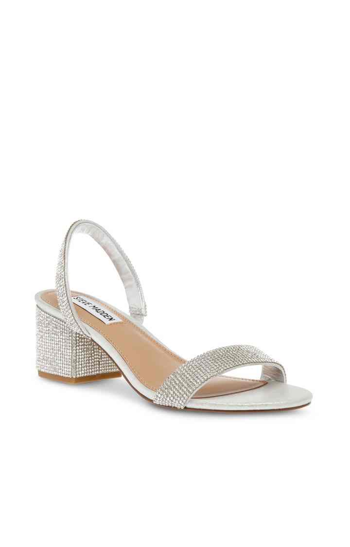 Infused-R Silver Heel Sandals