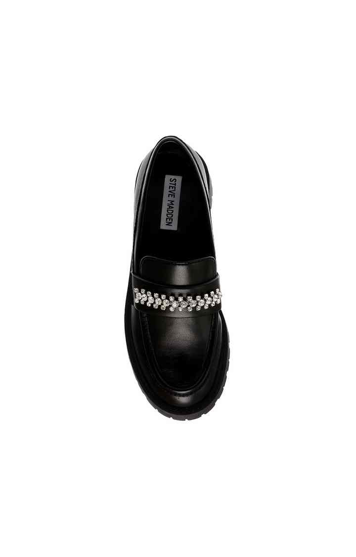 Ludlow Black Closed Flats & Ballerinas