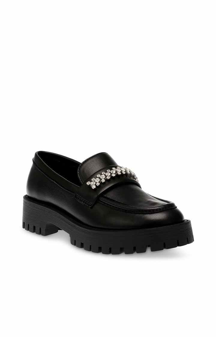 Ludlow Black Closed Flats & Ballerinas