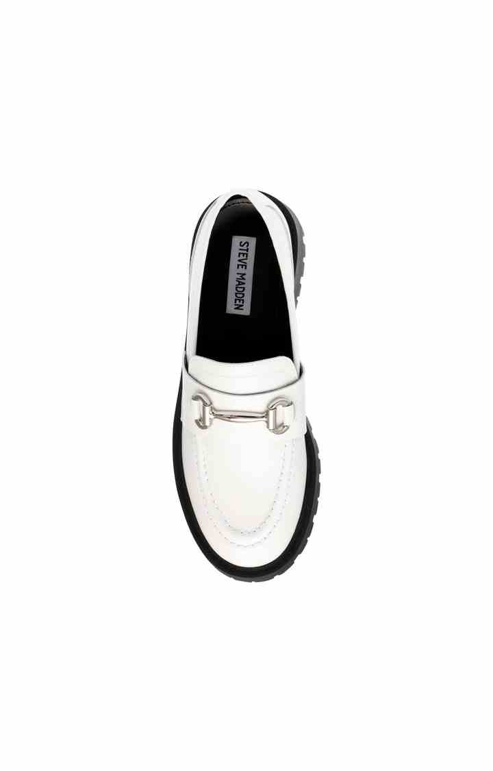 Lando-Cn White Closed Flats & Ballerinas