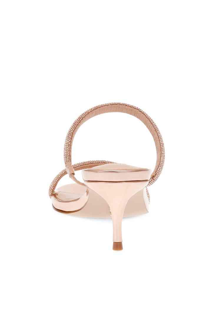 Kismet Rose Gold Heel Sandals