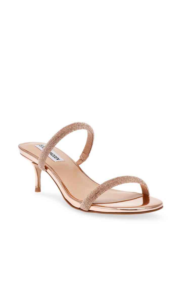 Kismet Rose Gold Heel Sandals