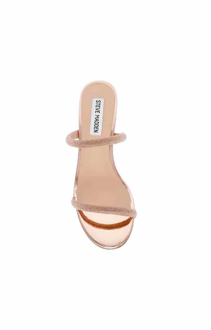 Kismet Rose Gold Heel Sandals