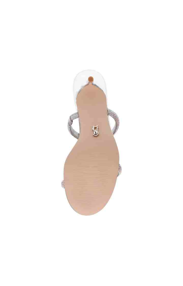 Kismet Silver Heel Sandals