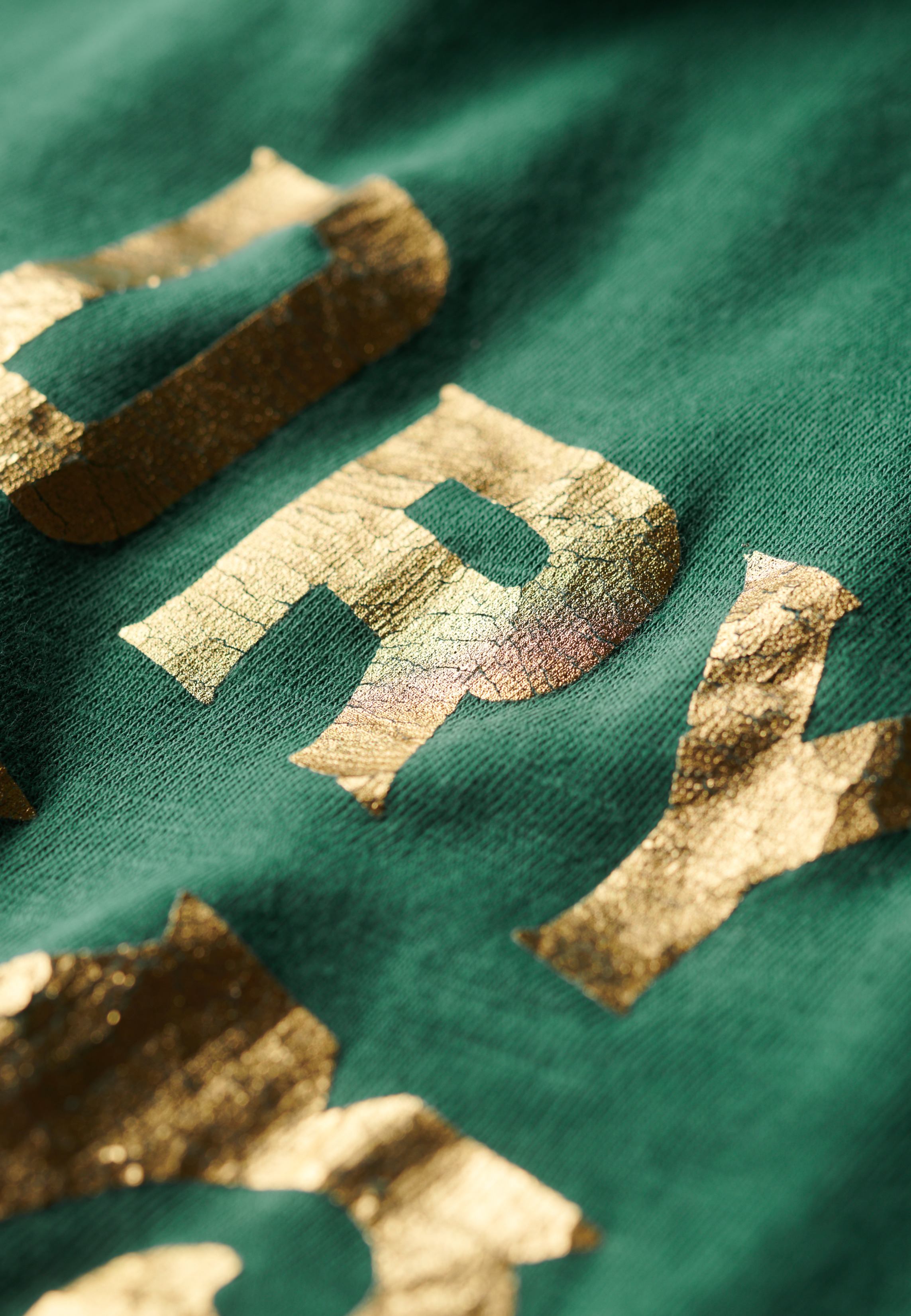 METALLIC WORKWEAR GRAPHIC TEE