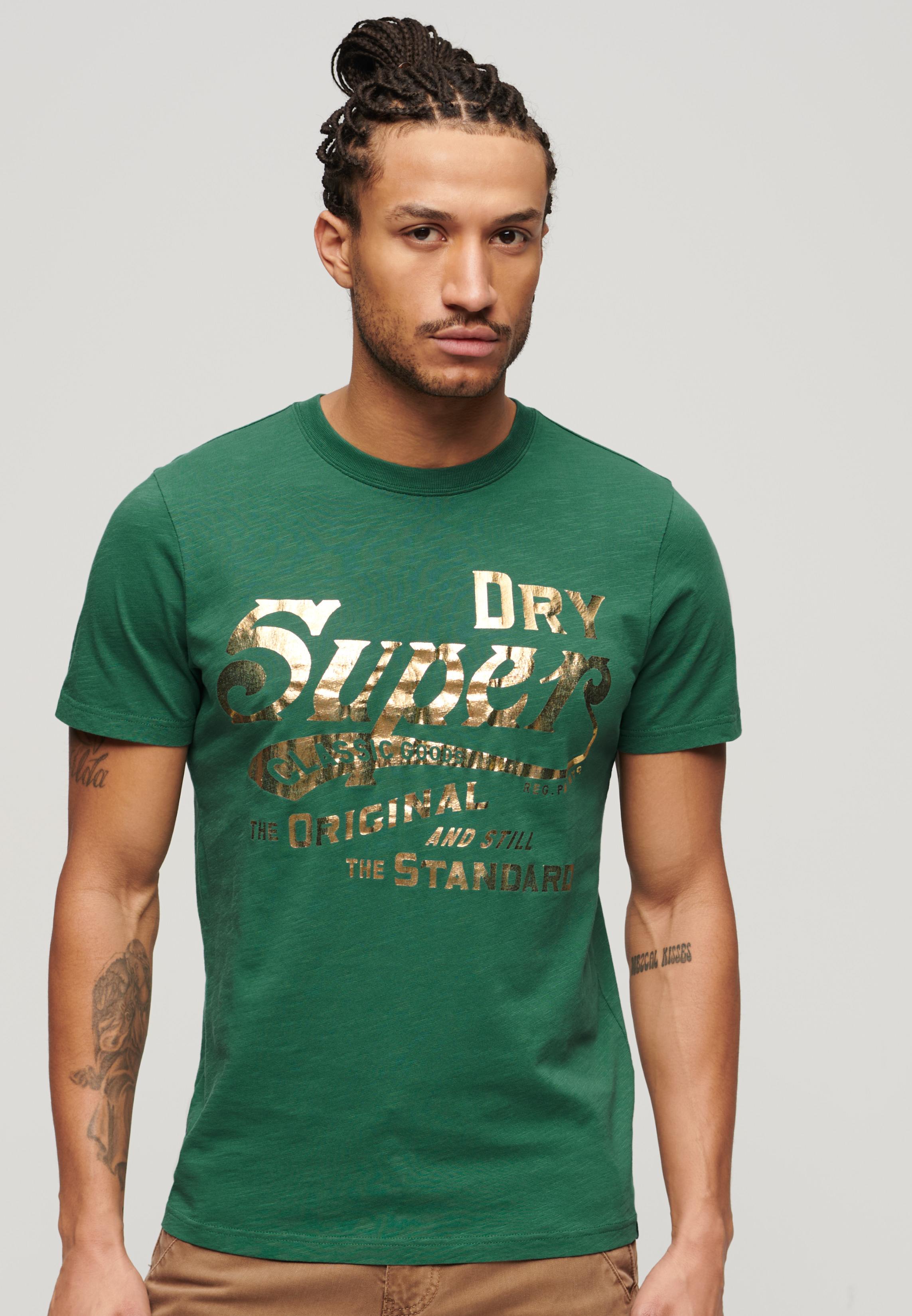 METALLIC WORKWEAR GRAPHIC TEE