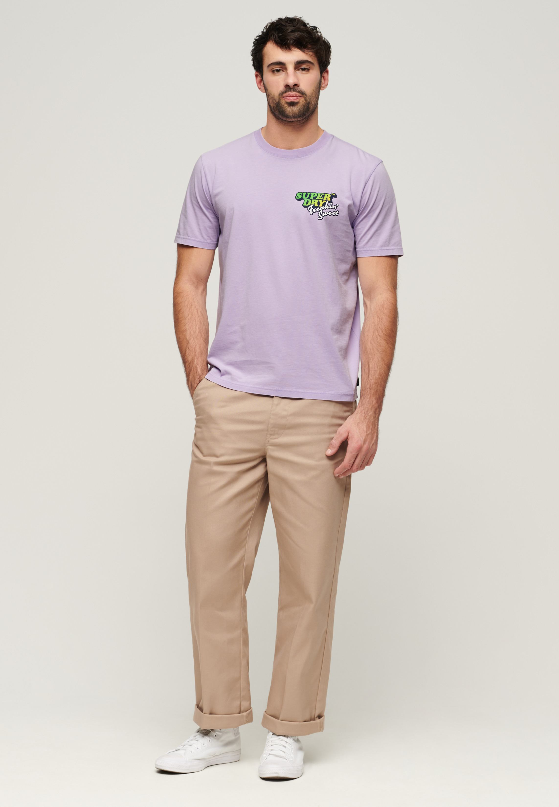 NEON TRAVEL CHEST LOOSE TEE UB