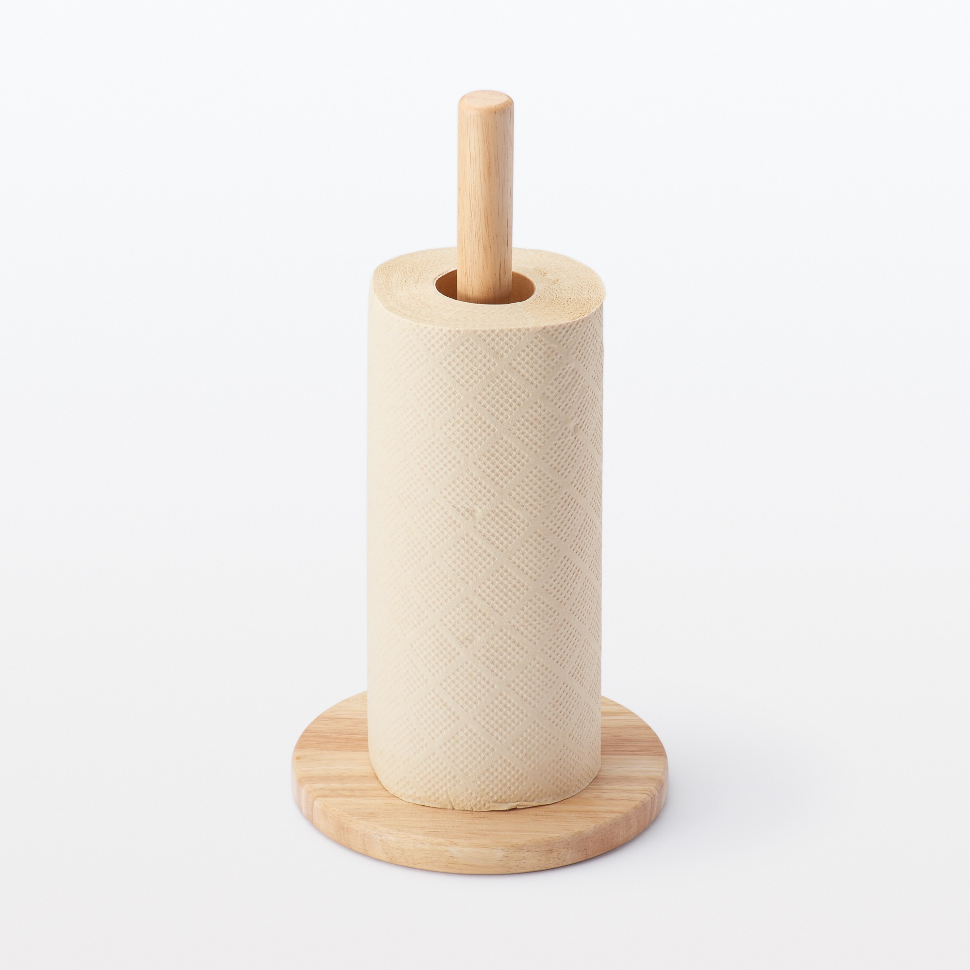 Wooden paper towel holder