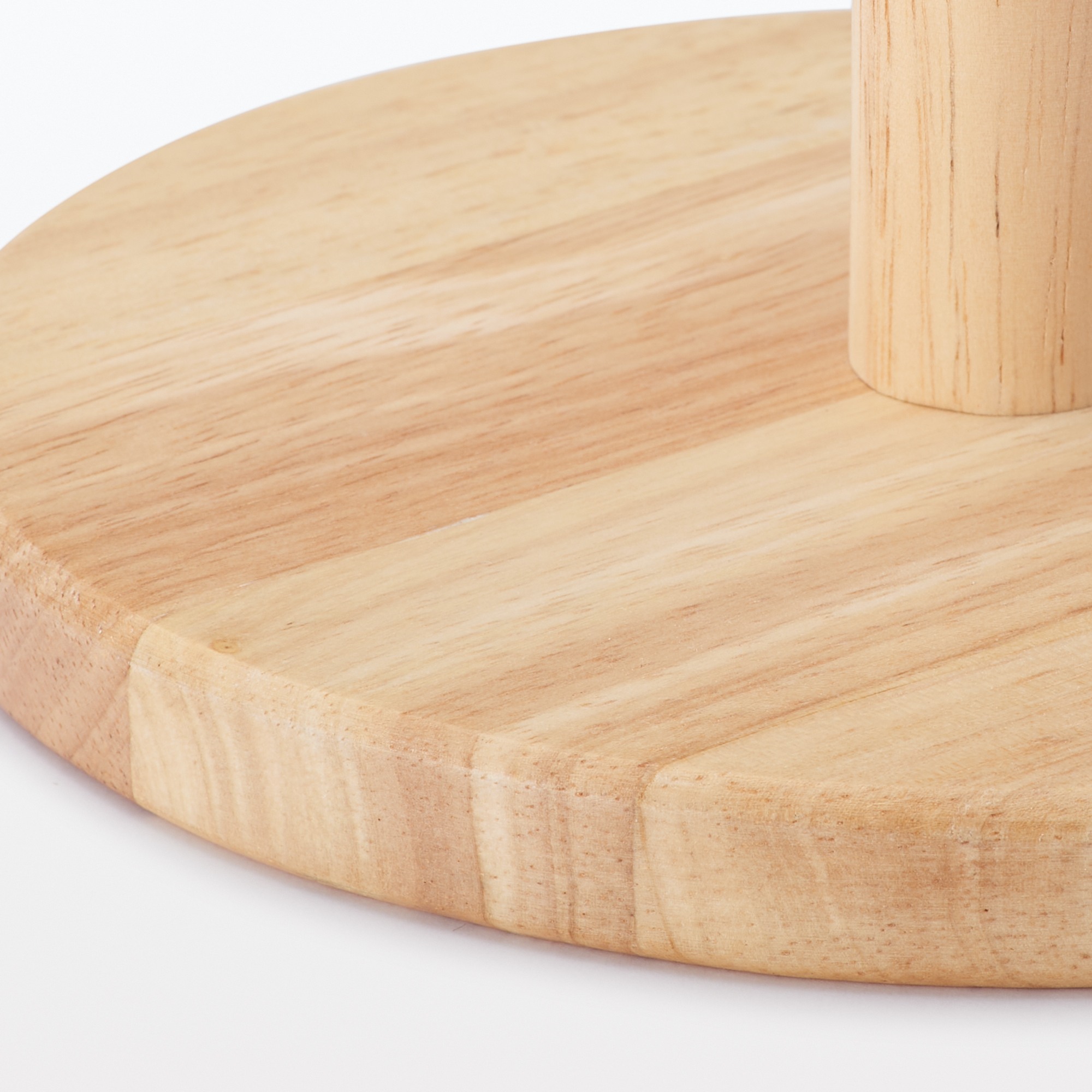 Wooden paper towel holder