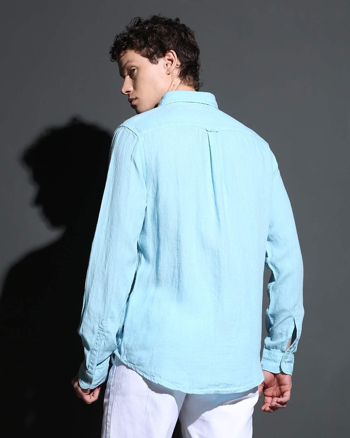 STUDIOS CASUAL LINEN L/S SHIRT