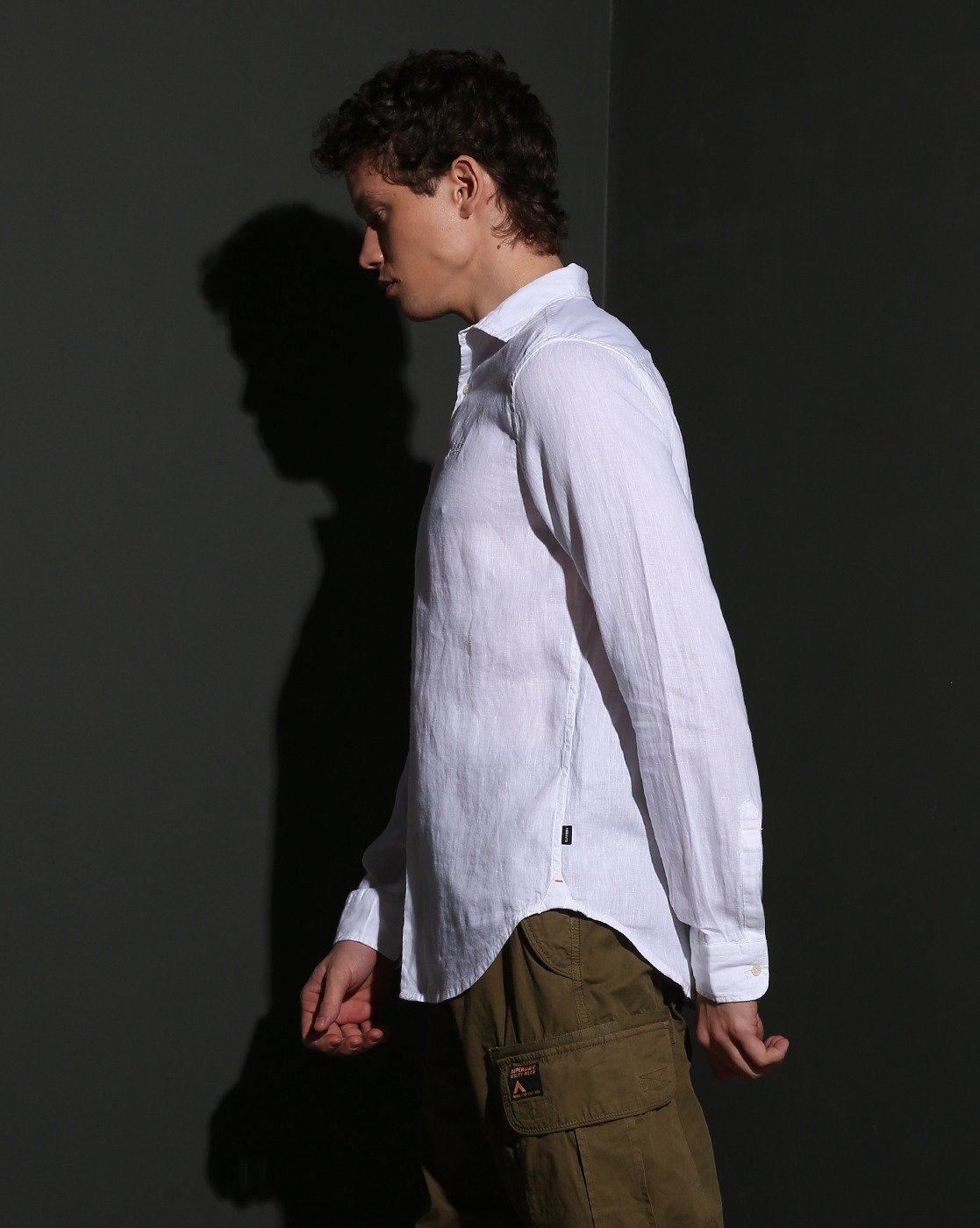 STUDIOS CASUAL LINEN L/S SHIRT