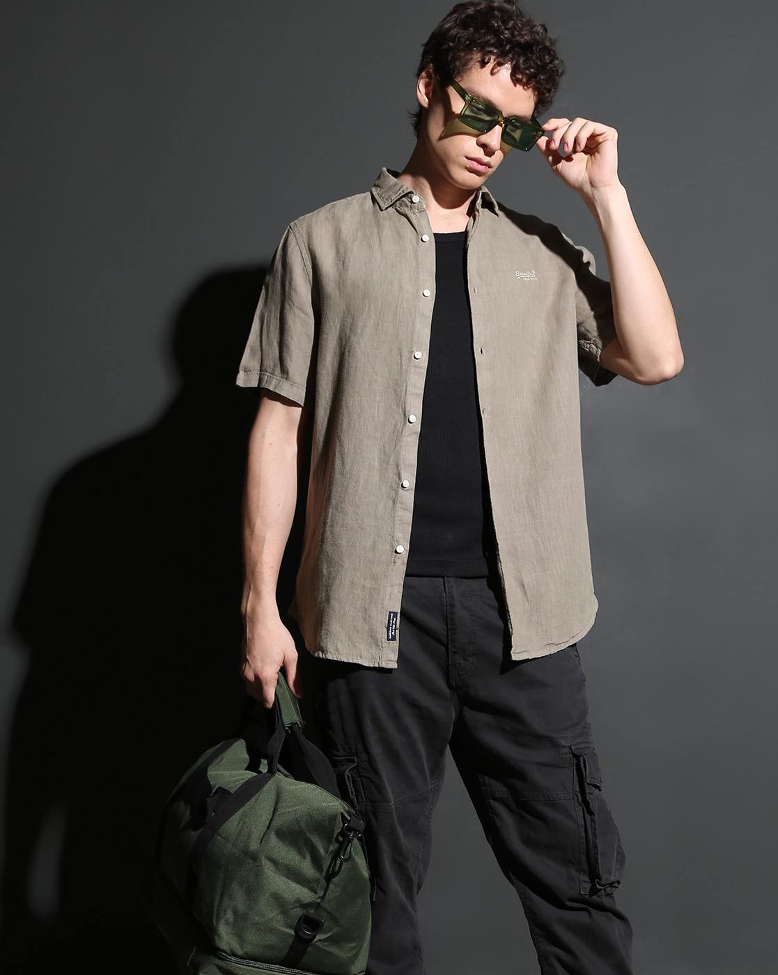 STUDIOS CASUAL LINEN S/S SHIRT