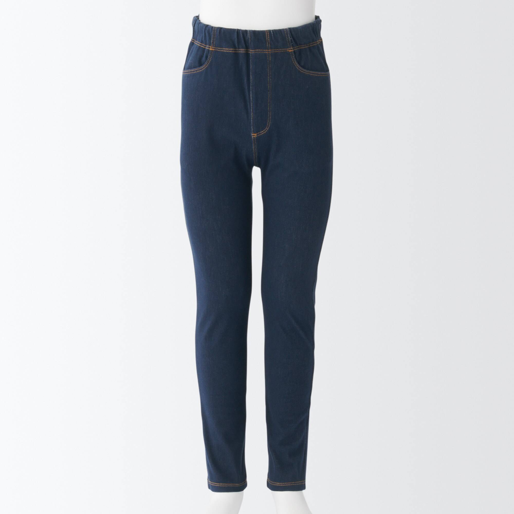 Denim jersey leggings store