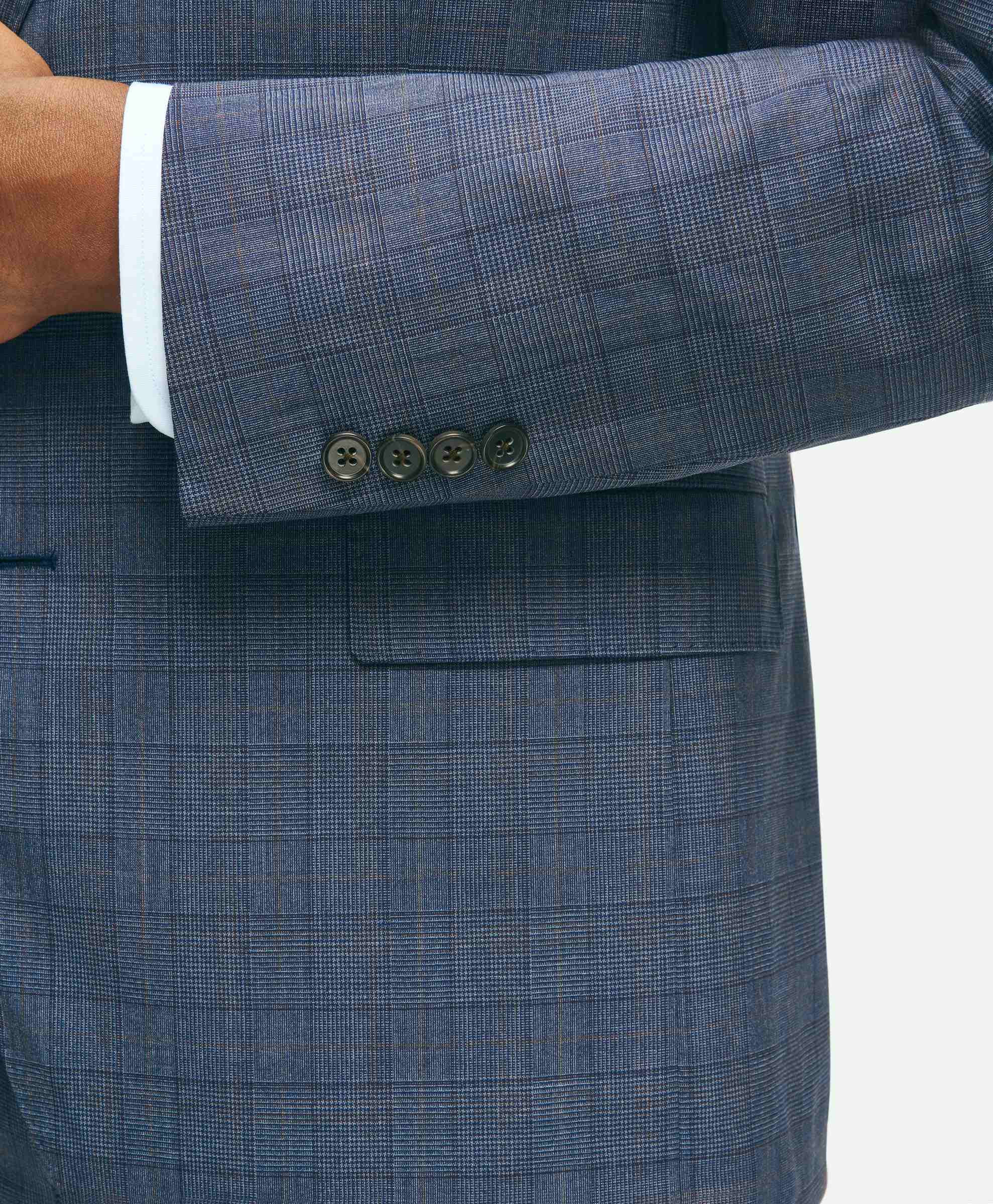 Classic Fit Wool Checked 1818 Suit | Brooks Brothers India Website