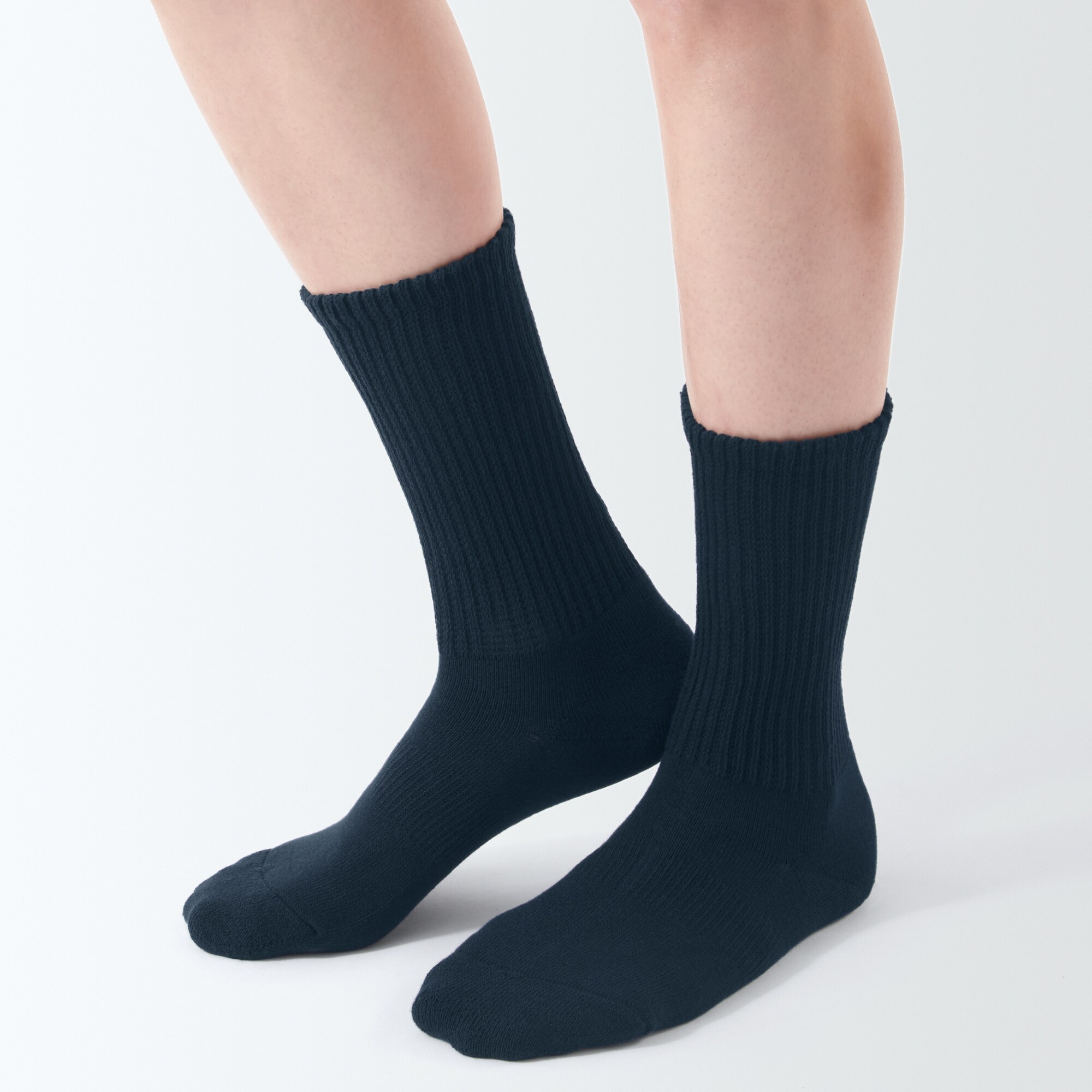 Men's right Angle Pile socks(Plain)