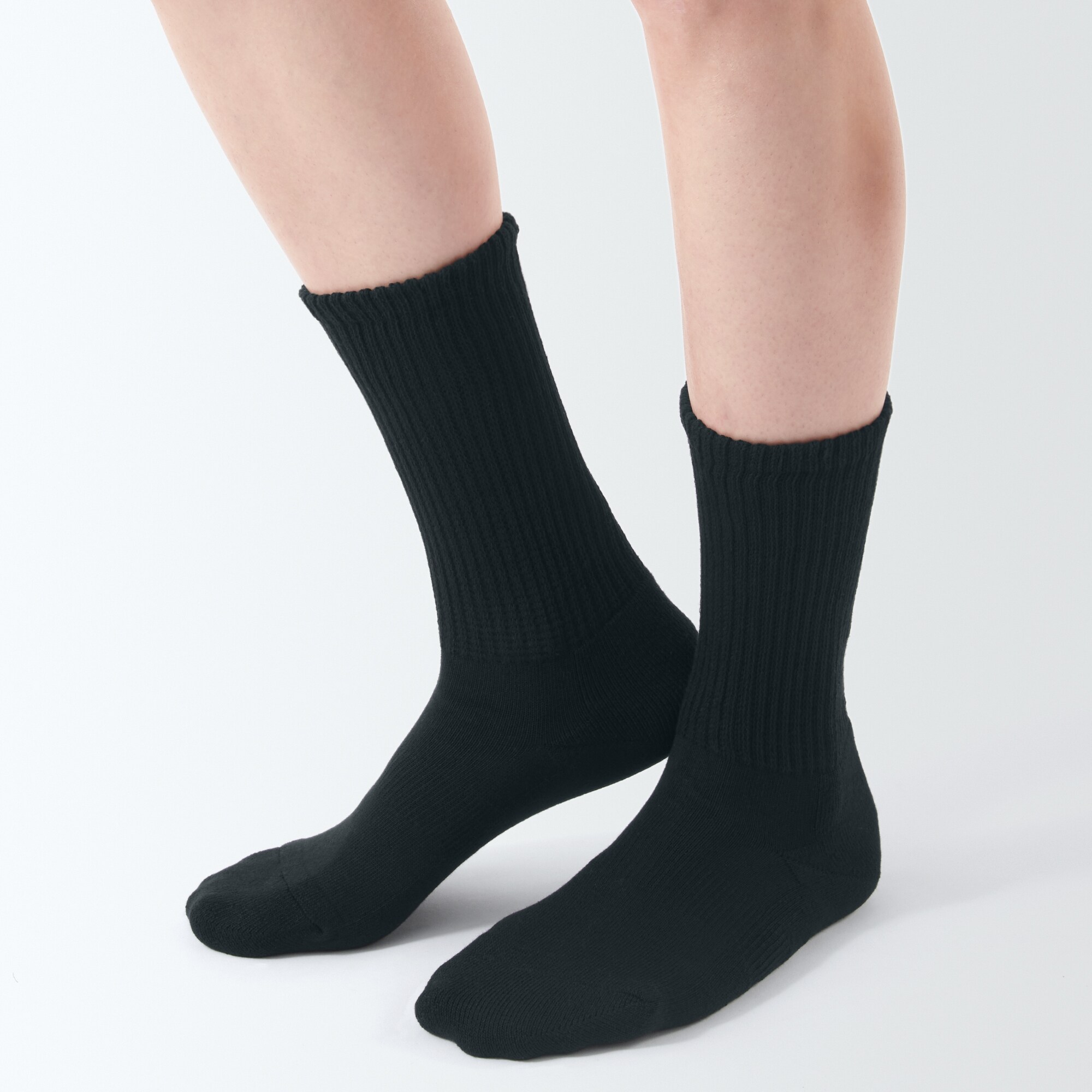 Men's right Angle Pile socks(Plain)