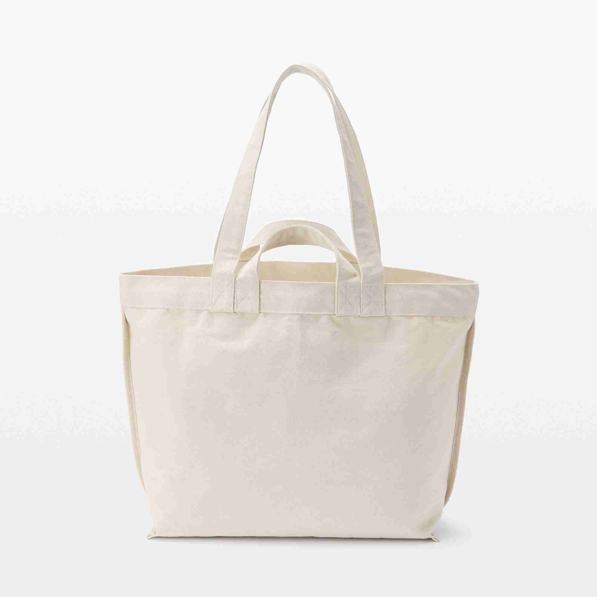 Canvas double handle tote bag