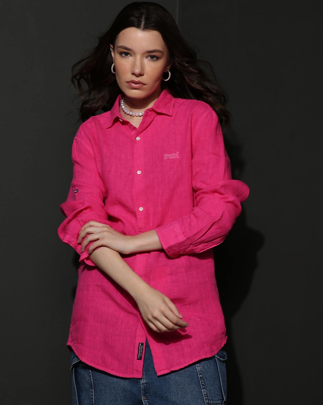 STUDIOS CASUAL LINEN L/S SHIRT