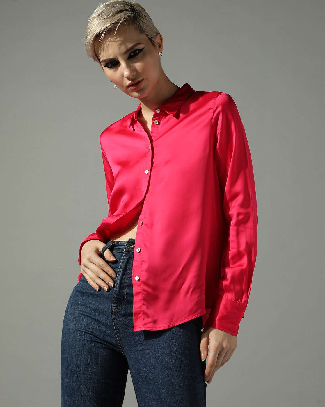 STUDIOS SATIN L/S SHIRT