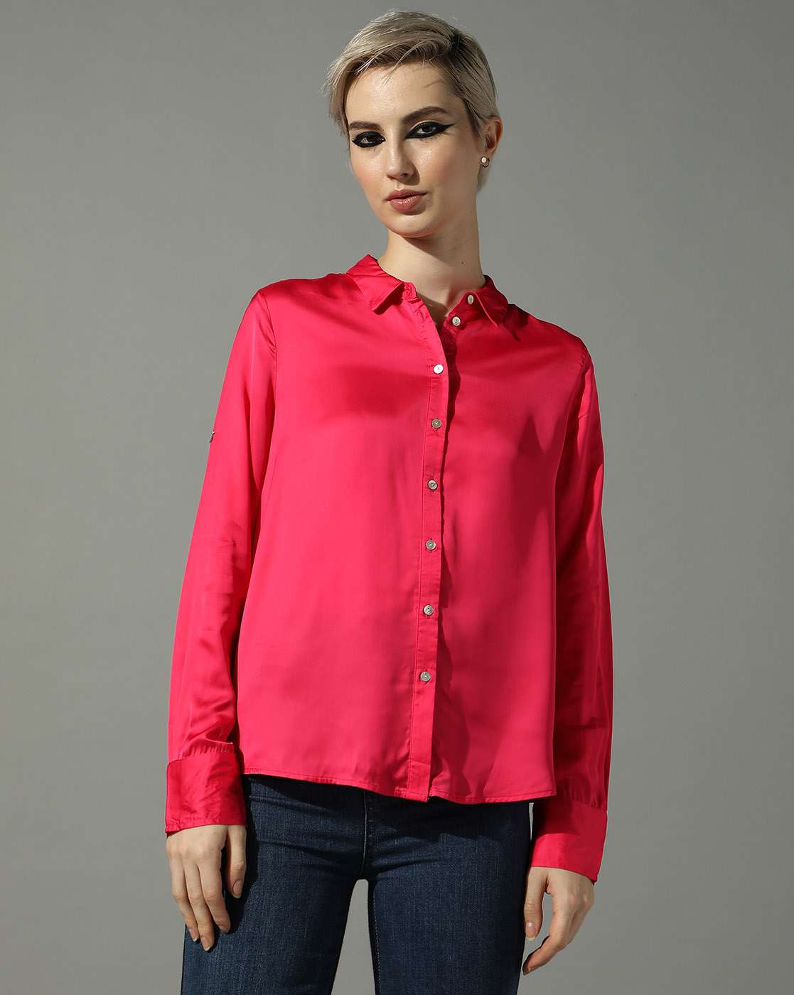 STUDIOS SATIN L/S SHIRT