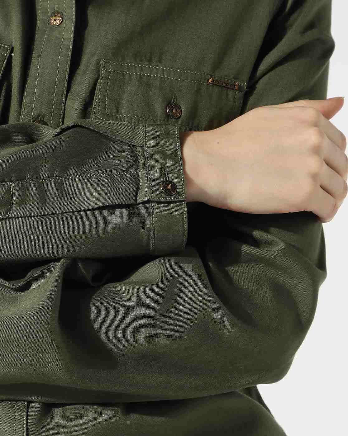 TRIBAL EMB L/S OVERSHIRT