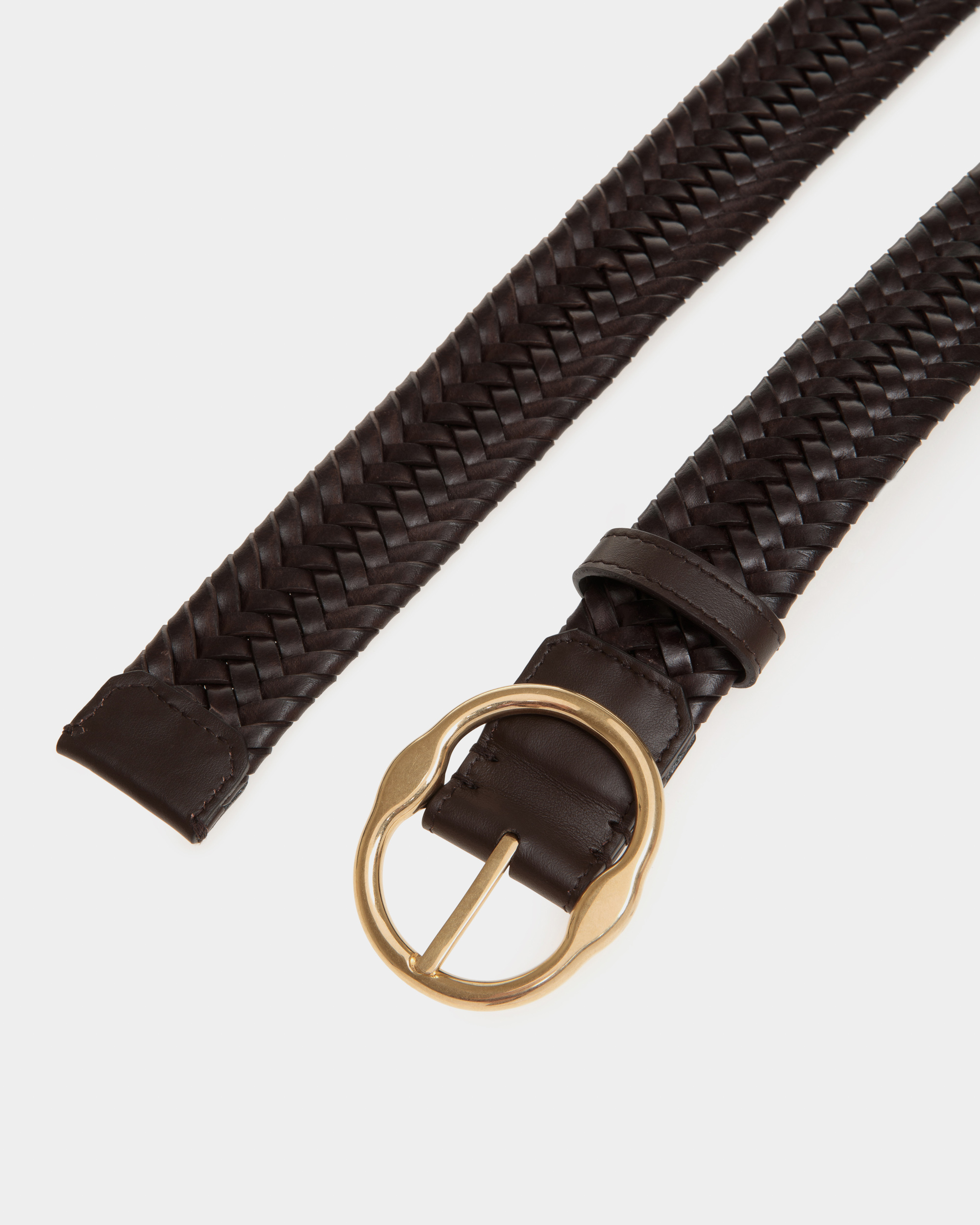 Emblem Oval M 35 Leather Belt