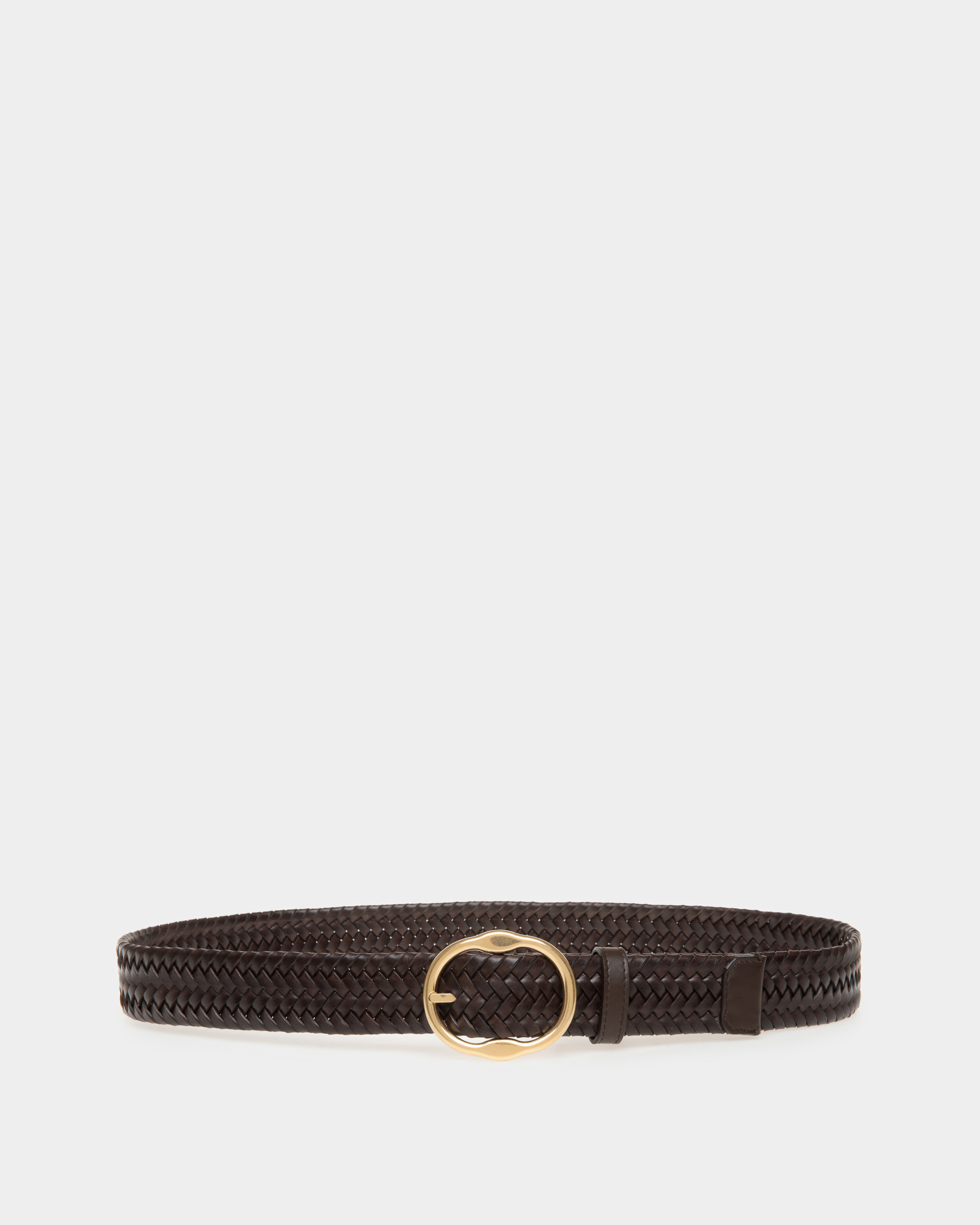 Emblem Oval M 35 Leather Belt