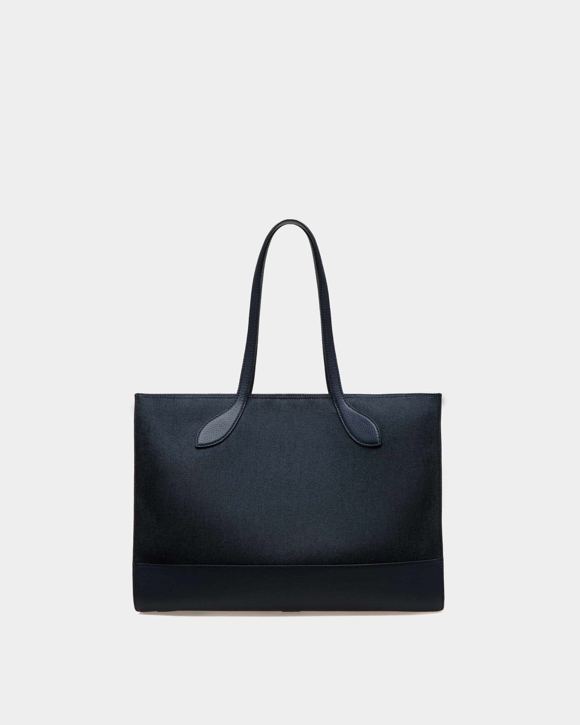 Bar Tote Bag in Blue Denim
