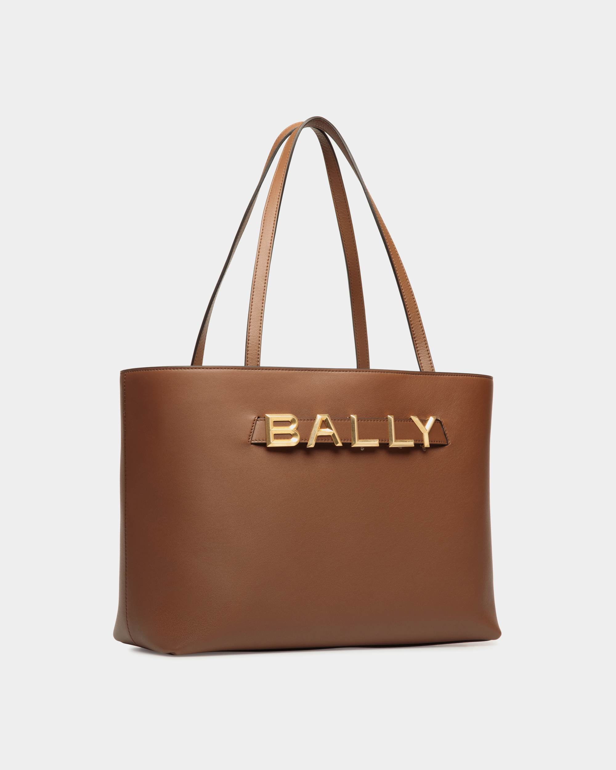 Spell Tote Bag in Brown Leather