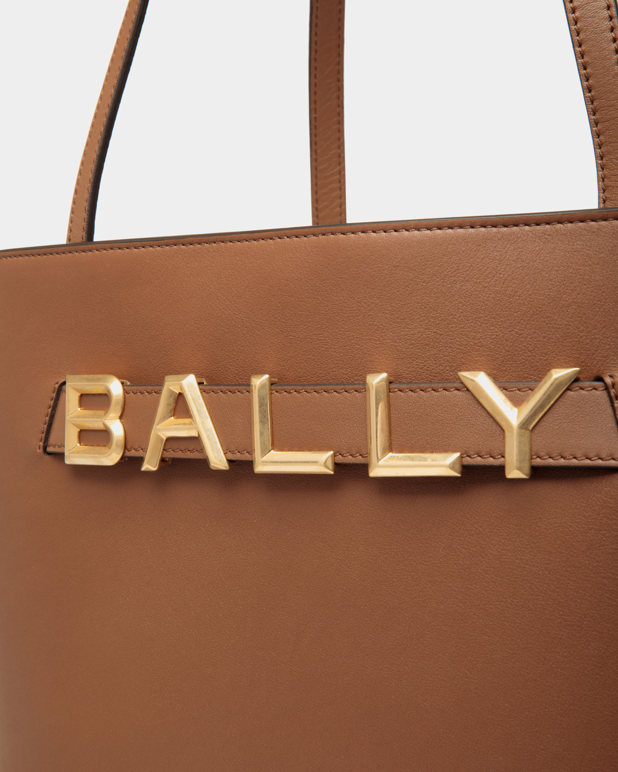 Spell Tote Bag in Brown Leather